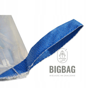 Nowy WOREK BIG BAG 100X100X160cm(+/- 3cm) 1000KG Z LEJEM WSYPOW i WYSYPOWYM