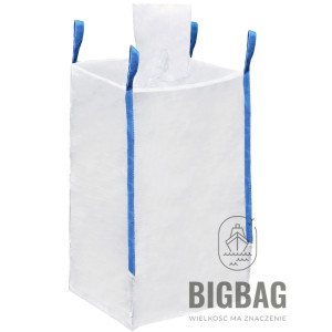 NOWY big bag 90x90x160cm (+/-3cm) 1000 kg z lejem zasypowym