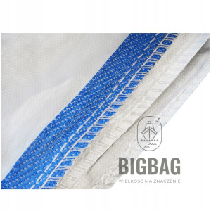 NOWY big bag 100x100x180cm(+/- 3cm) 1000 kg z lejem zasypowym