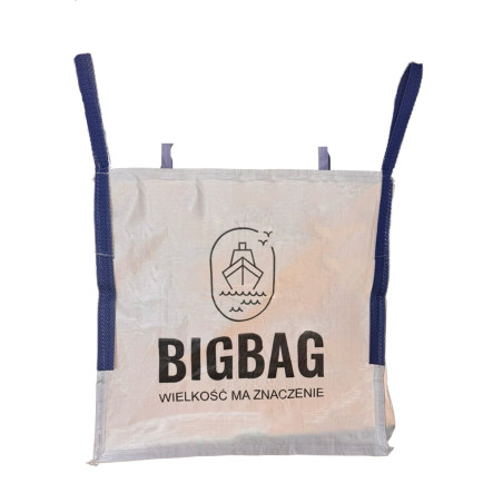 Nowy Big Bag 90x90x90 cm worek  tonowy 1000 kg, otwarty