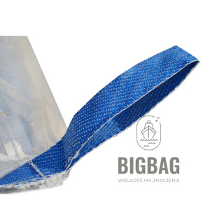 Nowy Big Bag 90x90x90 cm worek  tonowy 1000 kg, otwarty