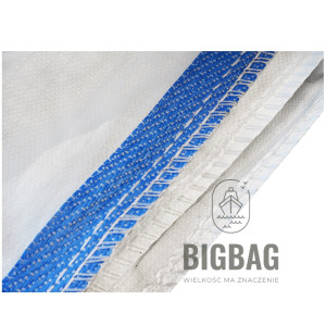 Nowy Big Bag 90x90x90 cm worek  tonowy 1000 kg, otwarty