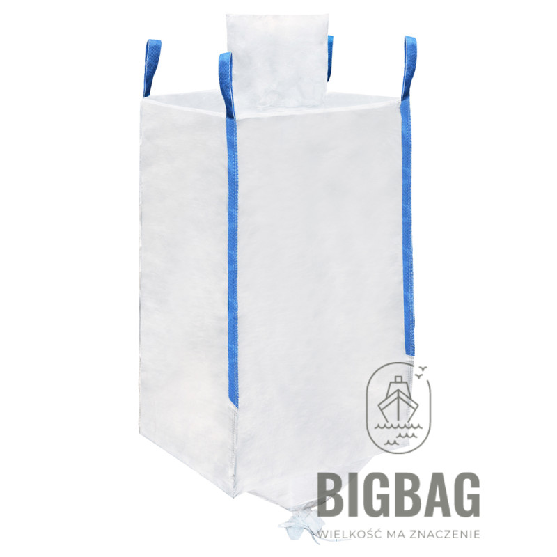 WOREK BIG BAG 1000KG Z LEJEM Góra/dół 90X90X160cm na zboże/pasze