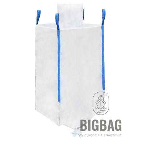 WOREK BIG BAG 1000KG Z LEJEM Góra/dół 90X90X160cm na zboże/pasze